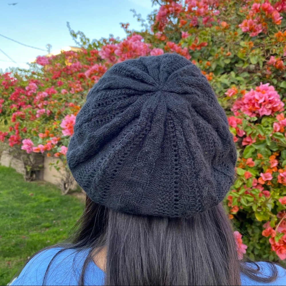 H&M Black Knit Hat